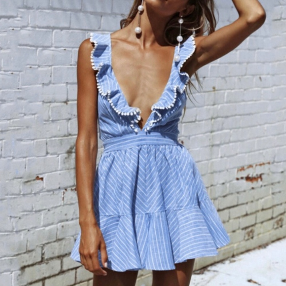 Cute Striped Summer Dress